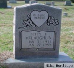 Betty F. Mclaughlin