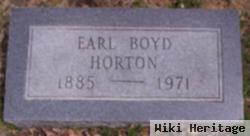 Earl Boyd Horton