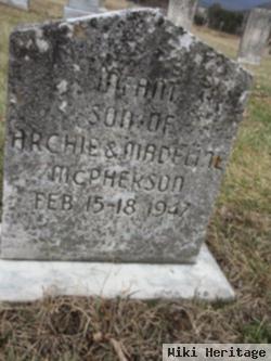 Infant Son Mcpherson