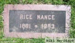 Rice Nance