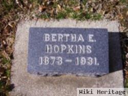 Bertha E Holt Hopkins