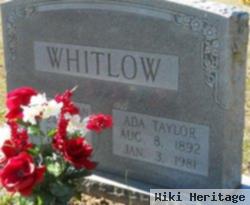 Ada S. Taylor Whitlow