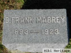 Benjamin Franklin "frank" Mabrey