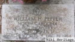 Pfc William Houston Pepper