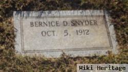 Bernice D. Snyder