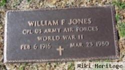 William F "jack" Jones