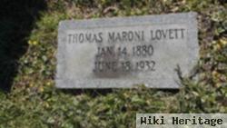 Thomas Maroni Lovett