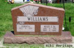 Miles Edward Williams, Sr