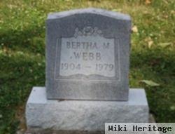 Bertha M Webb