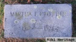 Martha F Crowder