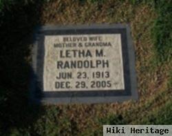 Letha M Randolph