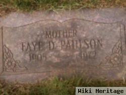Mrs Faye Dorothy Theroux Paulson