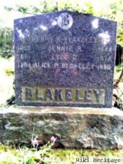 Alice P Blakeley