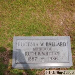 Eugenia "genie" Whisnant Ballard