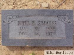 Rufus B Simmons