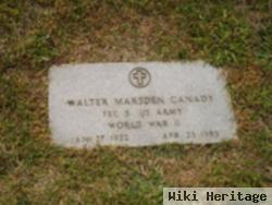 Walter Marsden Canady