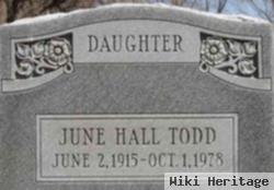 June Hall Todd