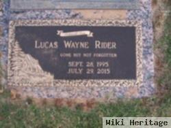 Lucas Wayne "luke" Rider