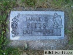 Fannie E Pitts