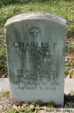 Charles F Wilson