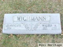 Walter A Wichmann