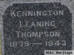 Dr Kennington Leaning Thompson