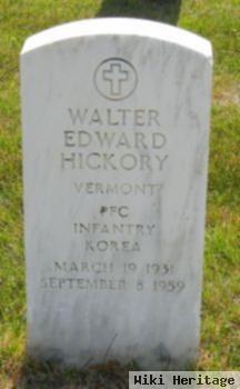 Walter Edward Hickory