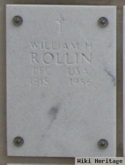 Pfc William H Rollin
