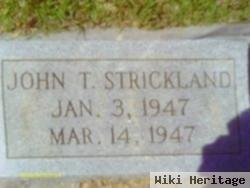 John T Strickland