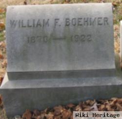 William F Boehmer