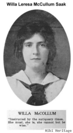 Willa Leresa Mccullum Saak