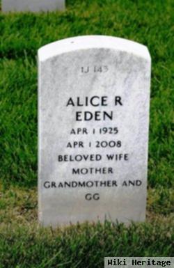 Alice R Eden