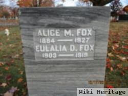 Miss Eulalia D Fox