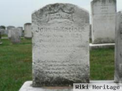 John H Kreider