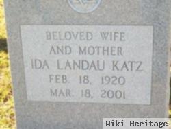 Ida "sue" Landau Katz