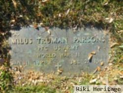 Milus Truman Parsons