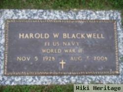 Harold W. Blackwell