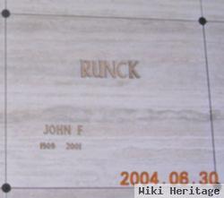 John F Runck