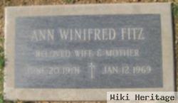 Ann Winifred "winnie" Walker Fitz