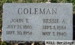 Bessie A. Coleman