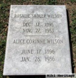 Rosalie Sadler Wilson