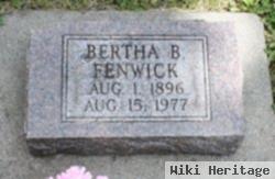 Bertha B Fenwick