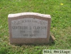 Gertrude L Clawson