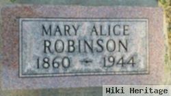 Mary Alice Robinson