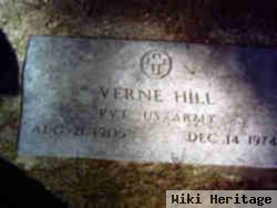 Pvt Verne H Hill