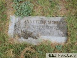 Annette K Lankford Mcbride