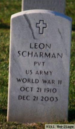 Pvt Leon Scharman