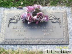 Betty J. Arnold Ballew