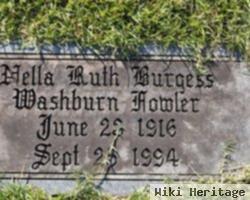 Nella Ruth Burgess Washburn Fowler