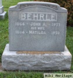 John A Behrle